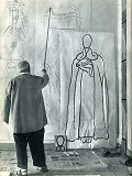 Matisse au travail. Dessin de Saint Dominique.